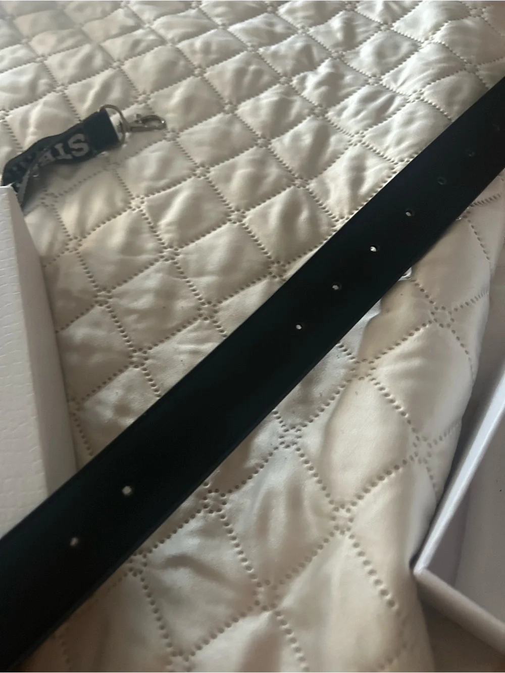 Dior Black Leather Belt with Gold CD Logo Buckle